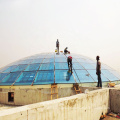 New style steel structure frame mosque dome church dome design with large span roof